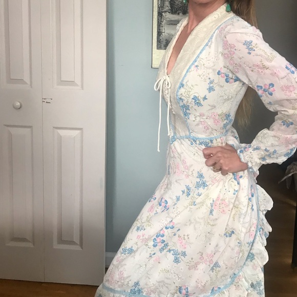 SOLD Gunne Sax style prairie maxi size XS - Picture 2 of 8